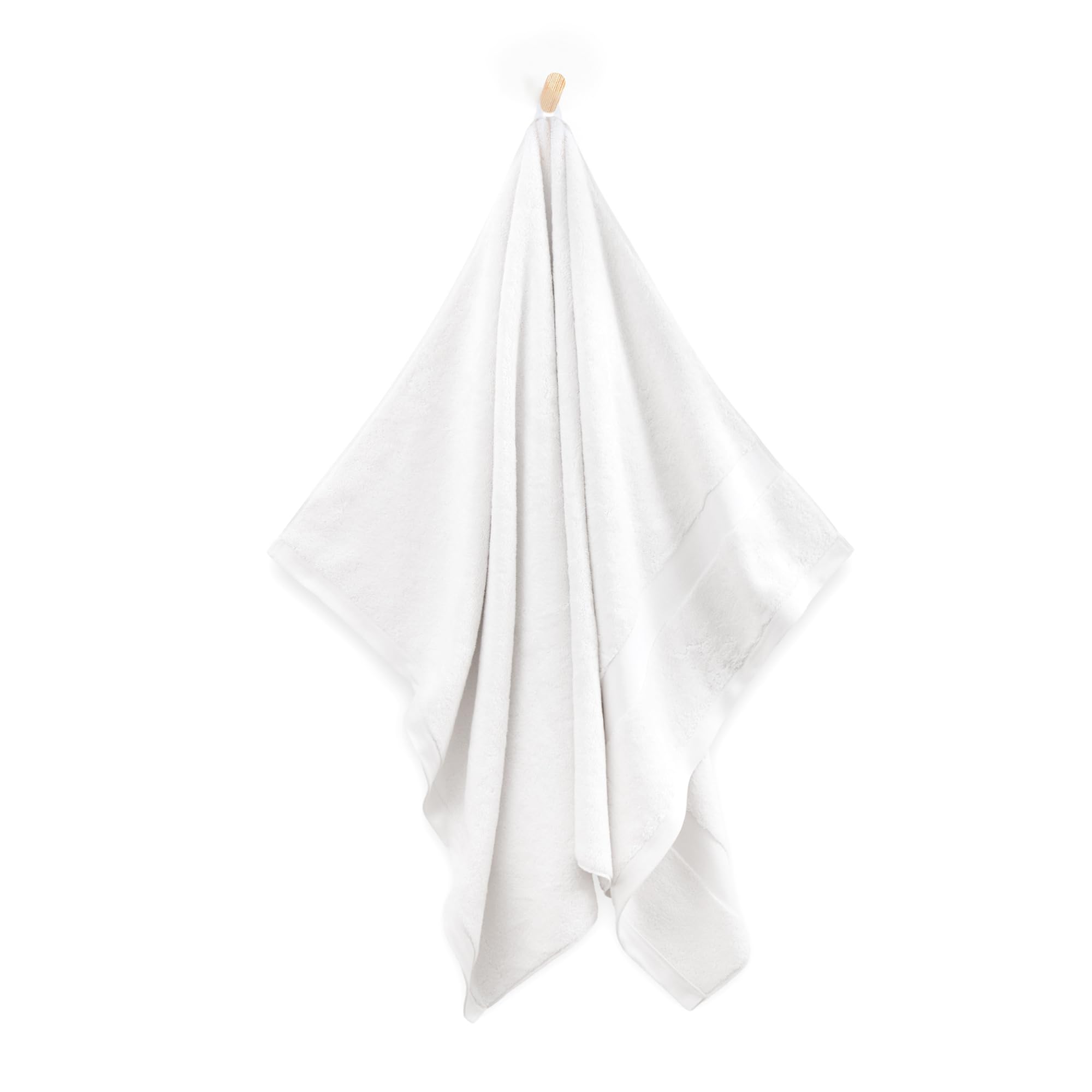 Zwoltex – Set di 4 asciugamani RUNE Asciugamano Premium, Ecru