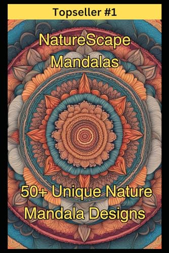NatureScape Mandalas: Embark on a Coloring Journey with 50+ Serene Nature Designs: The Premier Adult Coloring Book for Relaxation image 2