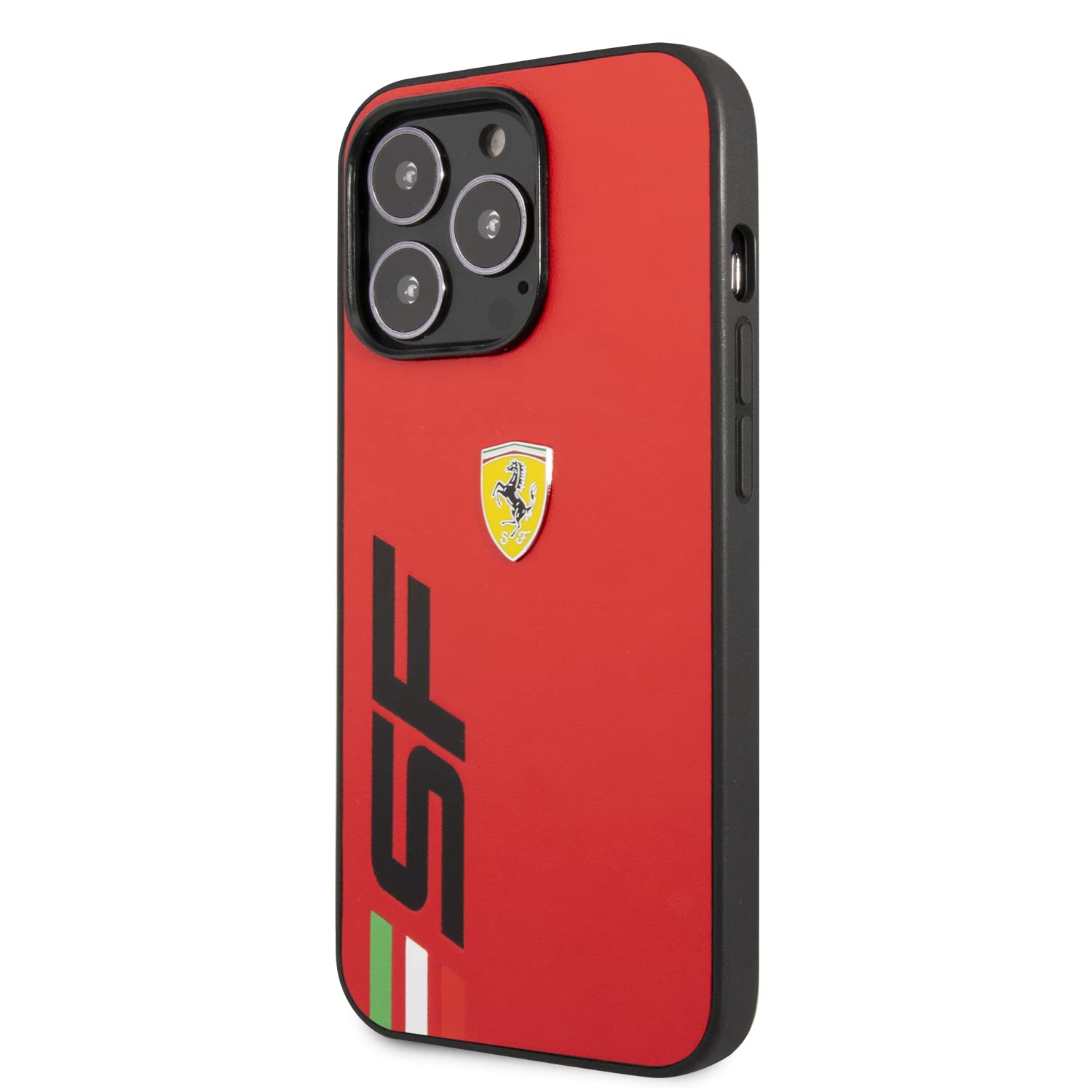 iPhone 13 PRO - Pelle ROSSA Stampato Big SF Logo - FERRARI