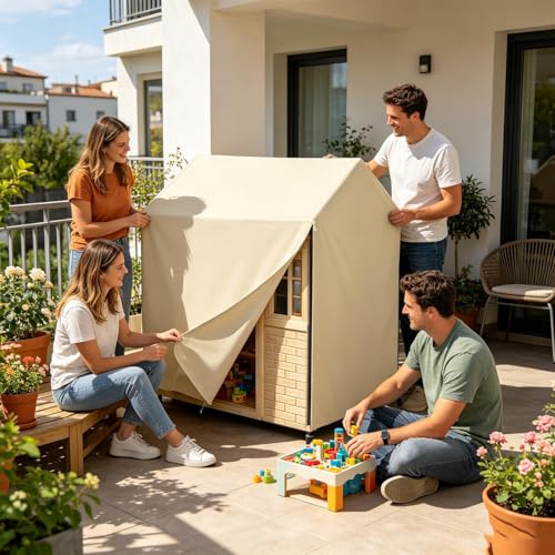 Bâche imperméable pour maison de jeu pour protéger les structures de l'humidité