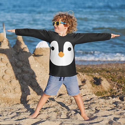 Image of CaTaKu Boys Swim Shirt Toddler Rash Guard Long Sleeve Swimsuit for Boys Girls UPF 50+ 3-12T