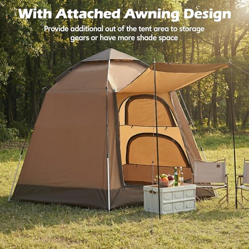 Carpa automática hexagonal para camping 4 personas miniatura 4