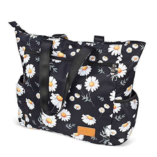 Image of CLOUDMUSIC Shoulder Tote Bag For Nurses Teachers Work Gym Travel Beach Women With Large Capacity Waterproof