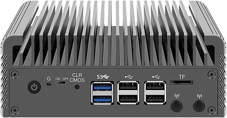 Miniatura 7 de CWWK Firewall Mini PC Intel N Series N100, DDR5 16G RAM 256G NVMe SSD, 4 x 2.5GbE i226V LAN, Micro Router Appliance, AES-NI, OPNsense