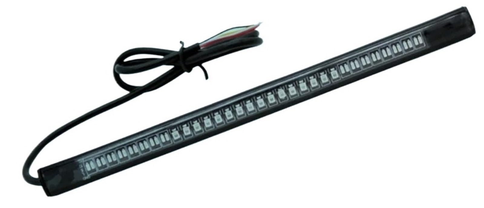 Feux Arrière Freinage Moto Bande Lumineuse pour Motos 12V Clignotant Arrière 48 LED Ampoule D'arrêt De Frein Indicateur Moto