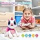 SGILE Roboter Kinder, Einhorn Geschenke für Mädchen, Ferngesteuertes Einhorn Spielzeug mit LED-Augen und Musik, Programmierbarer RC Roboter mit Gestensteuerung für Kinder Geburtstag 3 4 5 6 7 8 Jahre