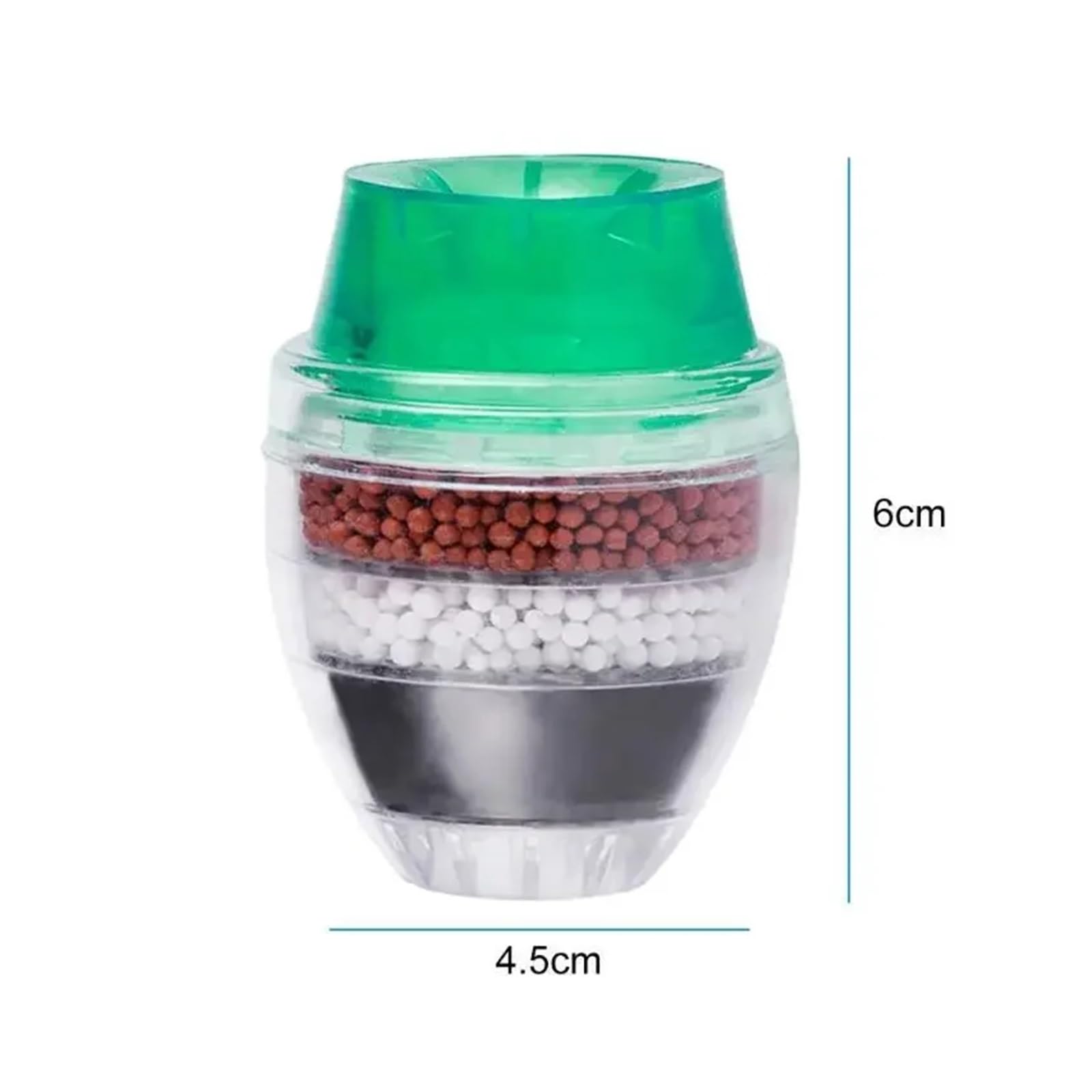 VNJUGF Küchenarmatur Wasserhahn Wasserreiniger Wohnaccessoires Wasserreiniger Filter Aktivkohle Wasserreiniger Filtration wanglan(rot)