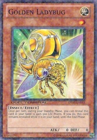 Yu-Gi-Oh! - Golden Ladybug (DT03-EN053) - Duel Terminal 3-1st Edition - Common