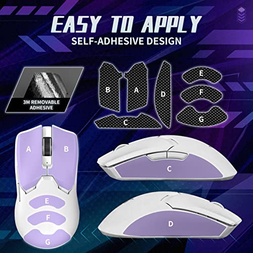 Grip cinta antideslizante para ratón Razer Viper V2 Pro con absorción de sudor 5