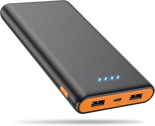 Cargador portátil de 25800 mAh carga rápida de teléfono con control inteligente IC 2 puertos USB paquete de batería externa compatible con iPhone