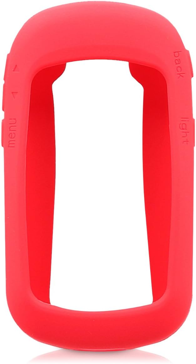 kwmobile Case Compatible with Garmin eTrex 10/20/30/201x/209x/309x - GPS Handset Navigation System Soft Silicone Skin Protective Cover - Red