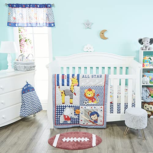 Hand Tufted Football Bedroom Or Bathroom Rug – 17.75X30 In; 100% Cotton Kids Bathroom Mat; Decorative Kids Area Rug #TOP2