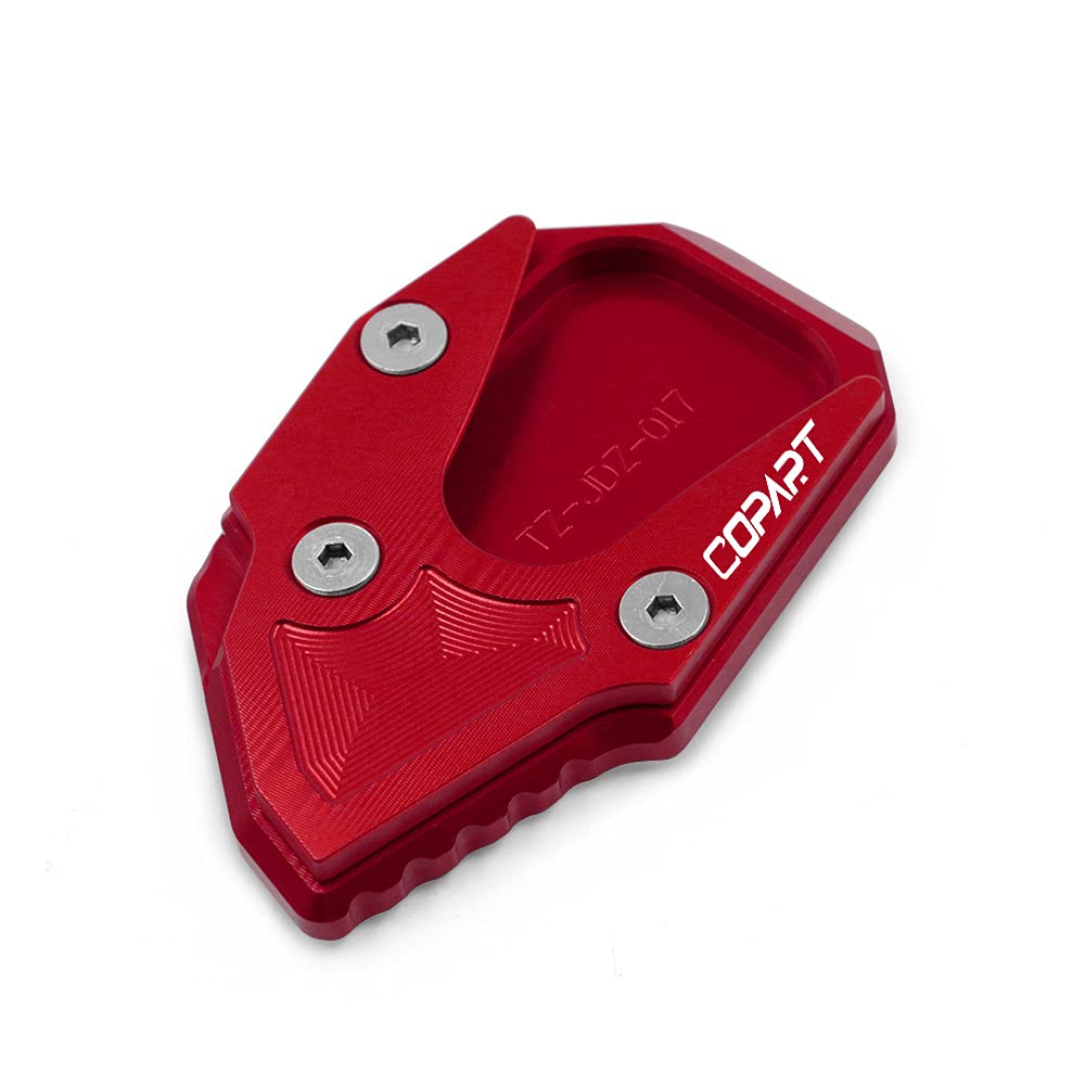 Support de latérale moto rouge CNC pour CFMOTO 650MT et 650TR-G