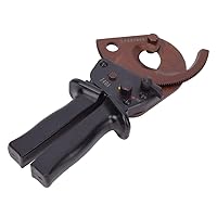 Vista 5 de Cortadores de cable de alambre J40A 11.811 in Trinquete de grado industrial Tijeras de cable Hardware Herramienta de corte manual