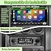 Imagen de AWESAFE Radio de Coche 1 DIN Universal con Carplay y Android Auto Inalámbrico