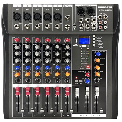 Riworal 6 Channel Mixer