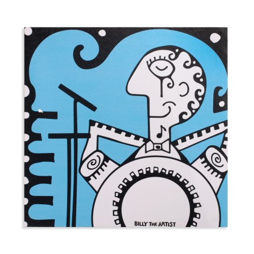 Toile murale Billy The Artist Drums Enesco Gift 30,5 cm pour déco musique