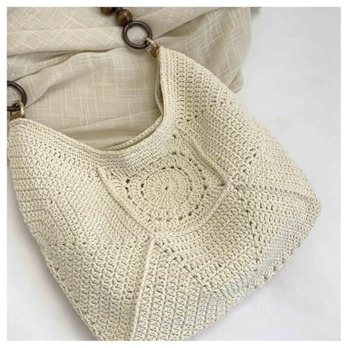 Bolso de playa de crochet Bohemia Summer para mujer miniatura 6