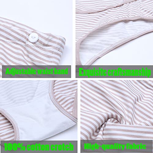 Sepmindu Maternity Underwear Over Bump 3 Pack Cotton Pregnancy Panties High Waist Adjustable Knickers/Nursing Briefs #TOP5