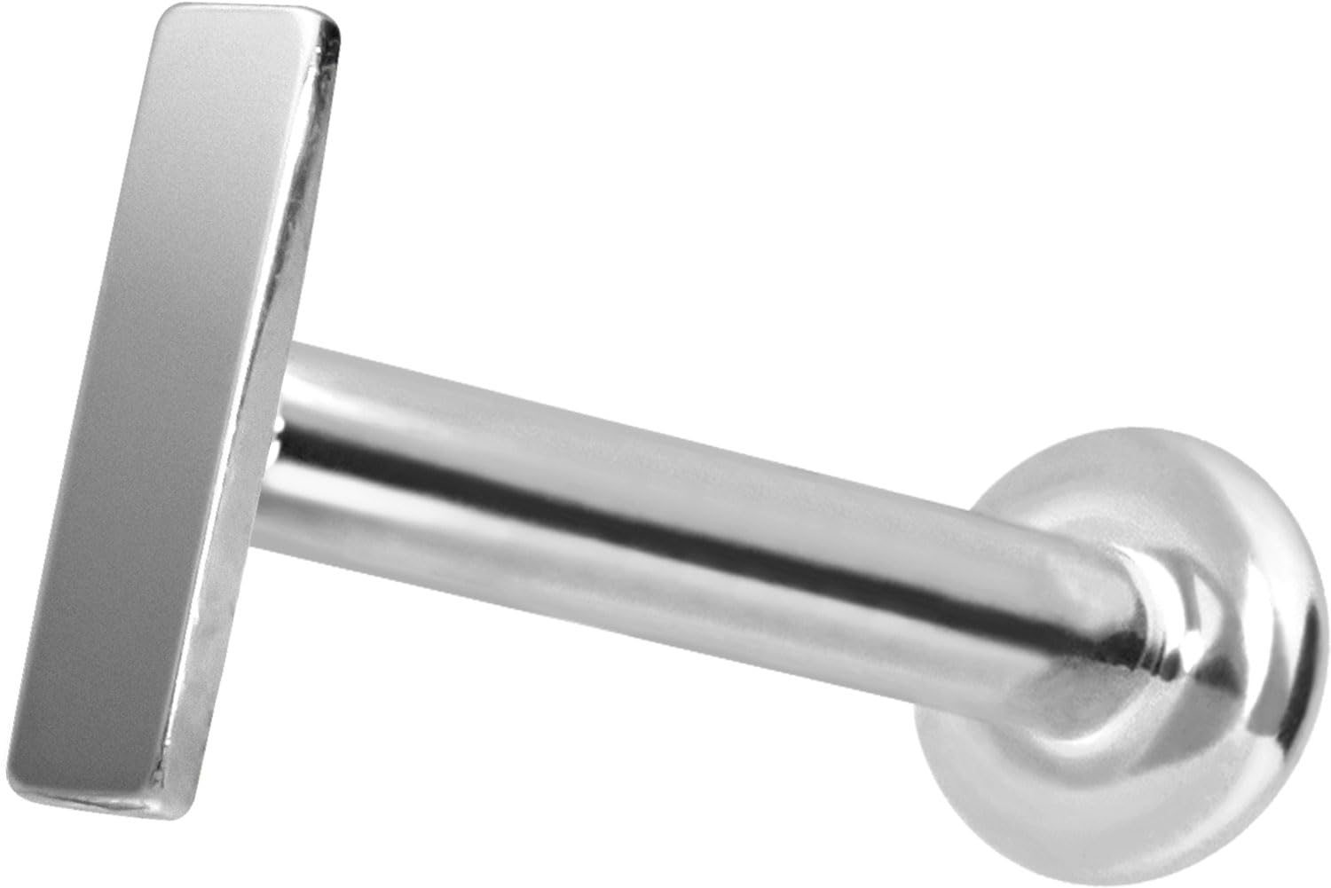 PIERCINGLINE Piercing de oro de 14 quilates con rosca interior, color y tamaño a elegir