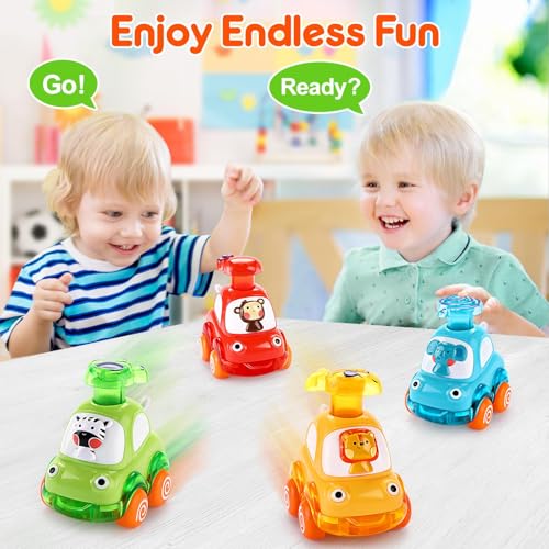 Image of Cars Toys for 1 Year Old Boy Birthday Gift: Press and Go Toys Cars for Toddlers 1-3 Baby Toys 12-18 Months Toddler Toys Age 1-2 One Year Old Boy Toys First Birthday Gifts for 1-3 Year Old Boys Girls