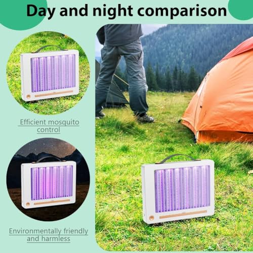 Image of Owme USB UV Mosquito Killer Lamp - Indoor Bug Zapper Trap with Quiet Fan Suction, Chemical-Free Mosquito Catcher for Home, Bedroom, Office & Kitchen (Aspect)