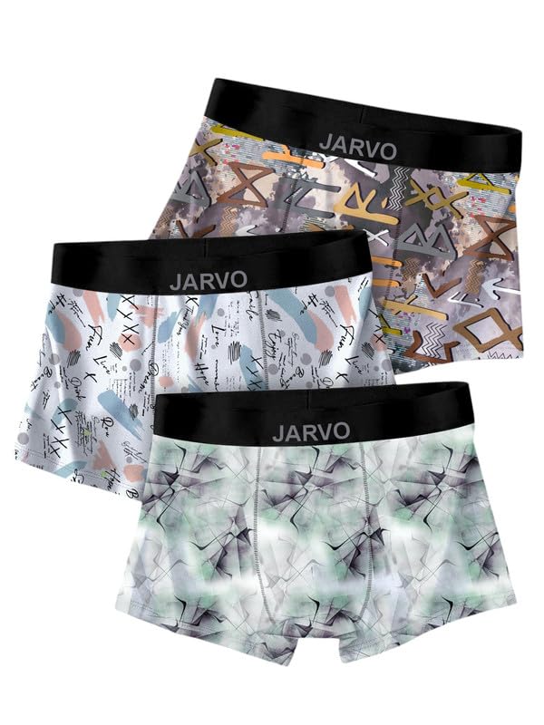 Image of JARVO Men's Nylon Fabric Plain Underwear - Comfortable, Breathable, and Stretchable Briefs-Pack Of-3-JI-0788
