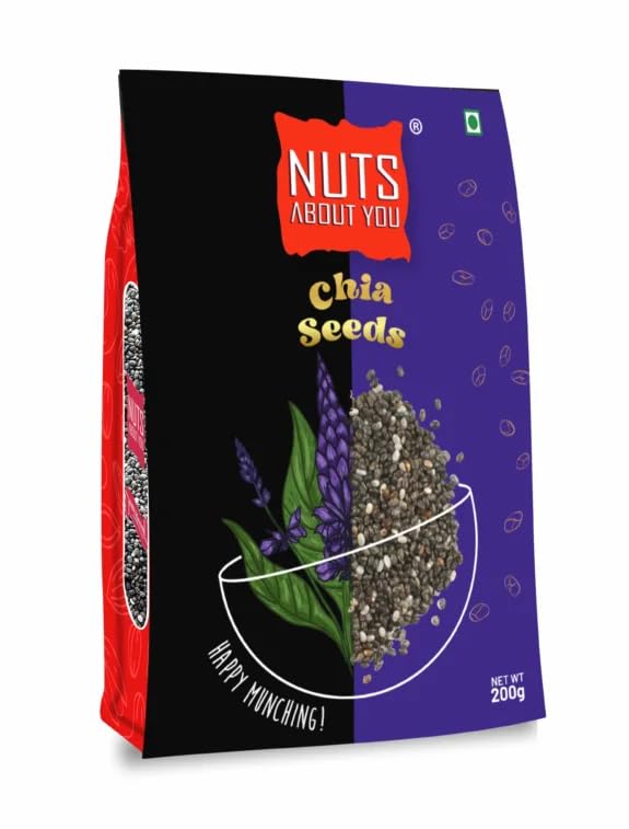 Nuts About You CHIA Seeds, 200 g | Raw | Premium | 100% Natural | Diet Food-image-6