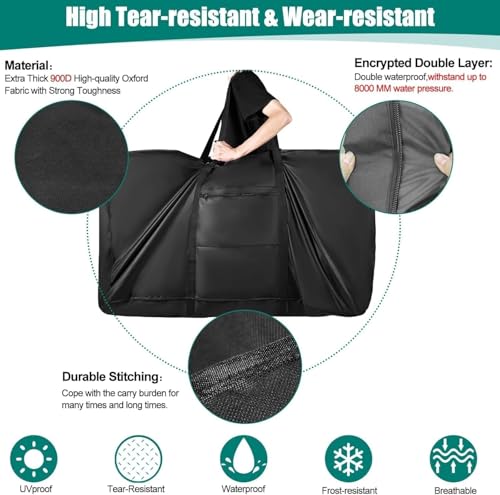 Upgraded 900D Mountain Bike Bag