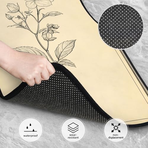 Alfombrillas universales duraderas de flores para sedán y camioneta 3