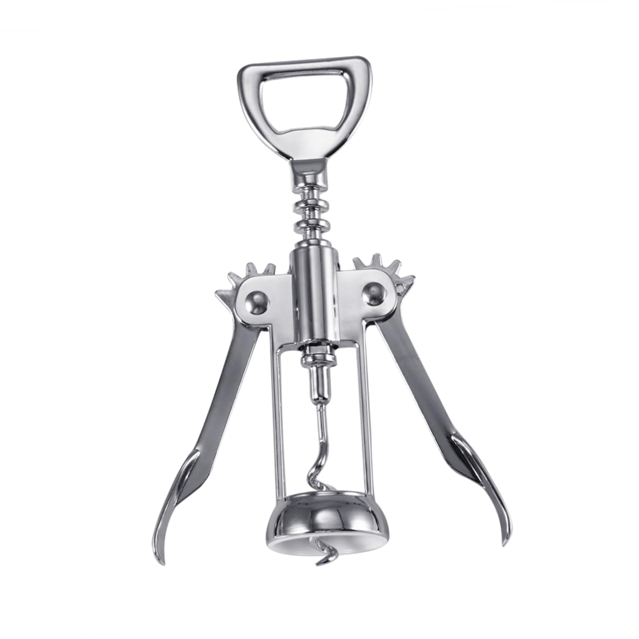 HOLIDYOYO 16cm Silver Plated Wine Bottle Opener Alloy Construction Simple Design