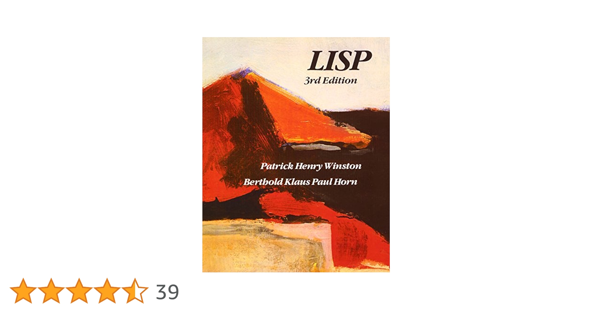 Amazon | Lisp | Winston, Patrick Henry, Horn, Berthold K. | Lisp