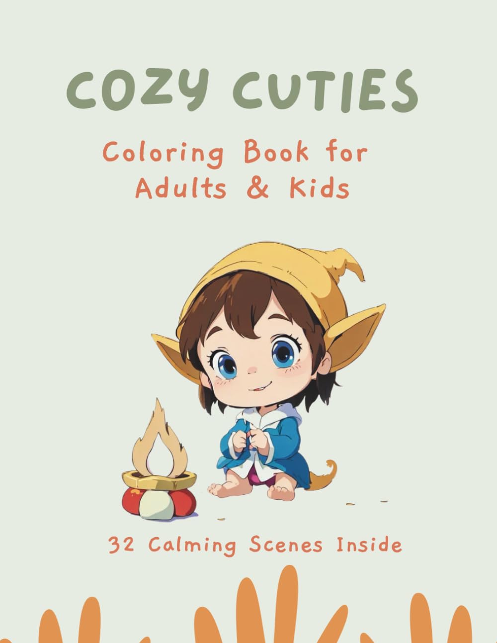 Cozy Cuties: Coloring Book for Adults & Kids
