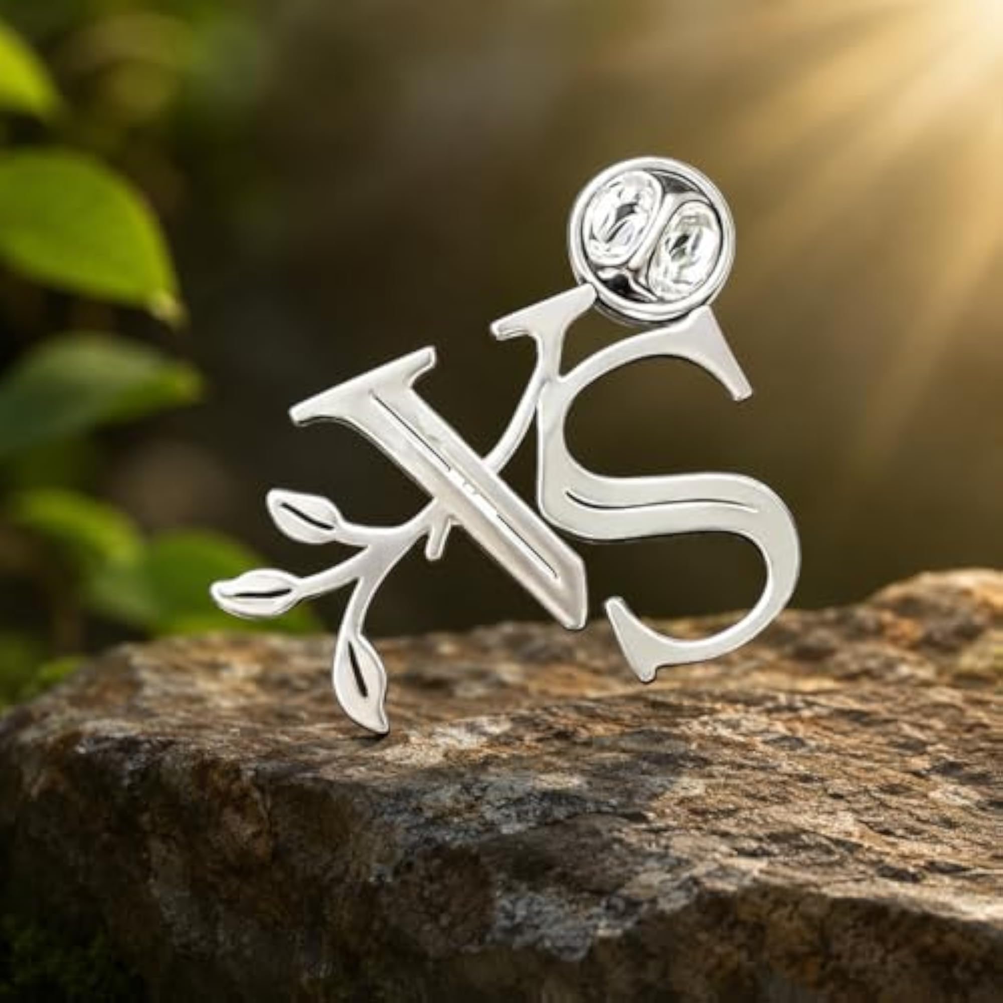 Personalised Initial Name Brooch, Custom Alphabet Letter Pin