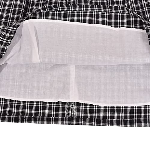 Sunny Fashion Girls Dress Denim Short Sleeve School Uniform Size 5-124