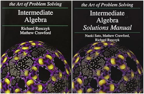 Art of Problem Solving Series Intermediate Algebra 2-Book Bundle Set (Textbook & Solutions Manual)