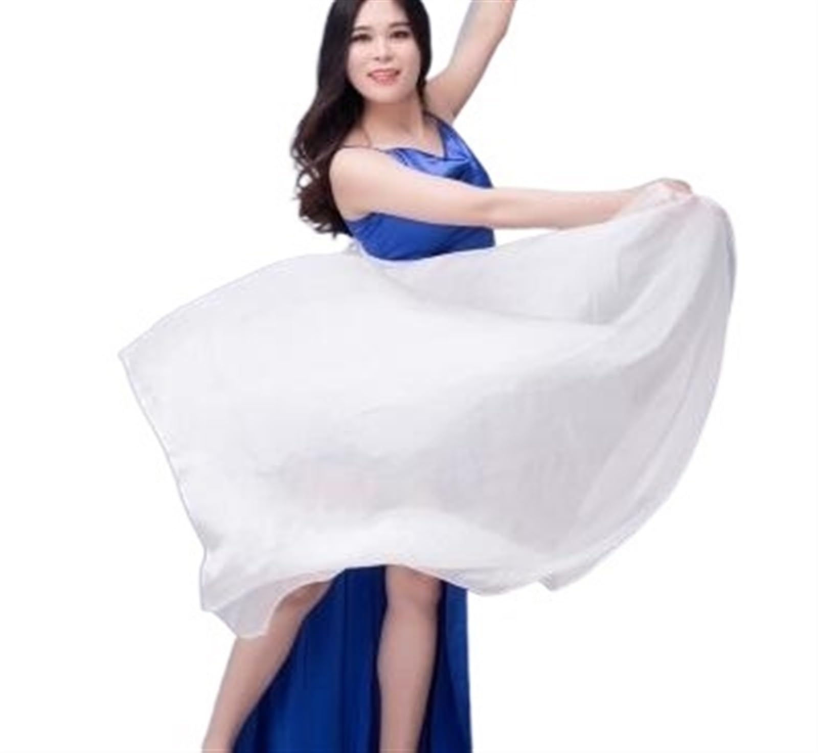 Weokdfha Unisex Color 15 Dance Silk Veil Belly Women Belly Dance Silk Veils(,250Cm 114Cm)