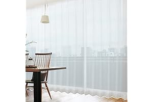 KURENAI One-Way See Through Lace Curtain (Semi Sheer)