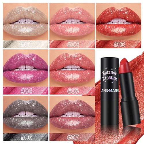Jolilab Sparkling Lipstick Lip Gloss Long Lasting Waterproof Moisturizer Lip Balm Glitter Shimmer Metallic Lipstick thumb #2