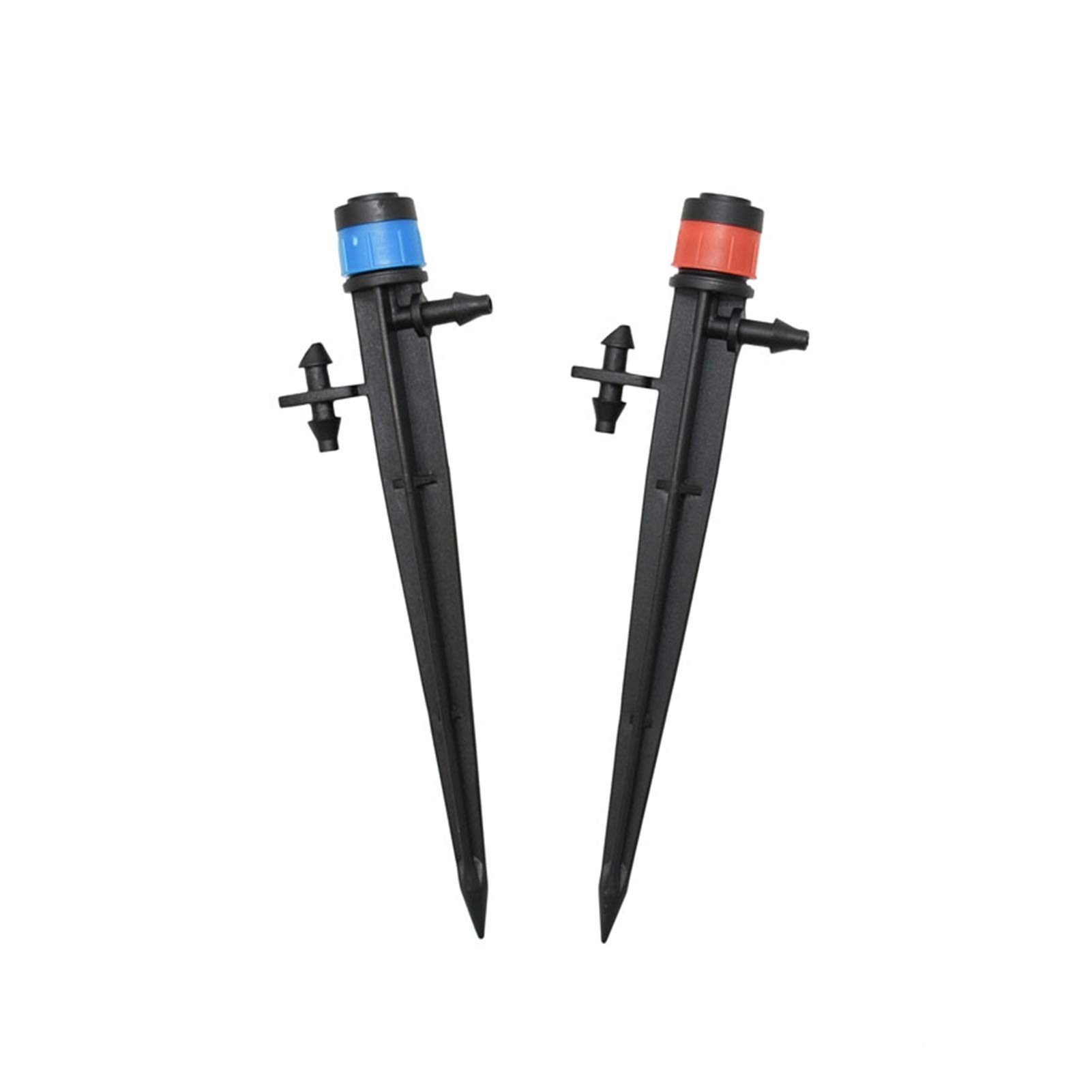 Riego del césped de rociadores Boquilla de riego por goteo con un gotero de 360 ​​grados compatible, boquilla de refracción ajustable, boquilla de rociadores 200pcs (Color : Red)