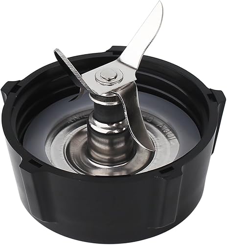 Miniatura 5 de Piezas de repuesto de 5 tazas con tapa cuadrada de vidrio con cuchilla, compatible con licuadora Oster Classic Series y licuadora Osterizer