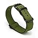 CIVO Heavy Duty G10 Zulu Military Watch Bands Premium Ballistic Nylon Watch Strap 5 White Rings with Stainless Steel Buckle 20mm 22mm 24mm … (Smoke Grey, 24mm)