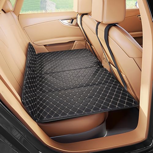 FADACAI 車 ベッド 車載 マットレス 新型 車中泊 マット 車用ベッド アウトドア 後部座席マット 非膨張式折りたたみ式カーマ ットレス 折りたたみ式 アウトドア キャンプ 仮眠 緊急 災害 グッズ 防災 カー用品 軽自動車 SUV ブラック 旅行用