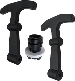 Cooler Repair Accessories Replacement Straps & Plug Fit for RTIC, Fit for YETI - Black