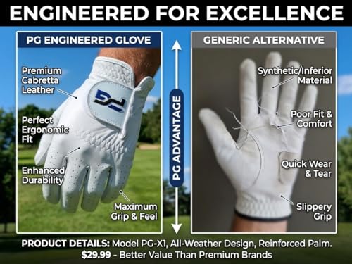 Golf Gloves 5 Pack