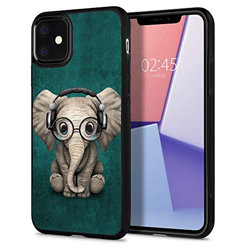 Iphone 11 Case With Dj Baby Elephant Pattern Customized Design Bumper Soft Tpu And Pc Protection Anti-Slippery Personalized Custom Case For Iphone 11 #TOP9