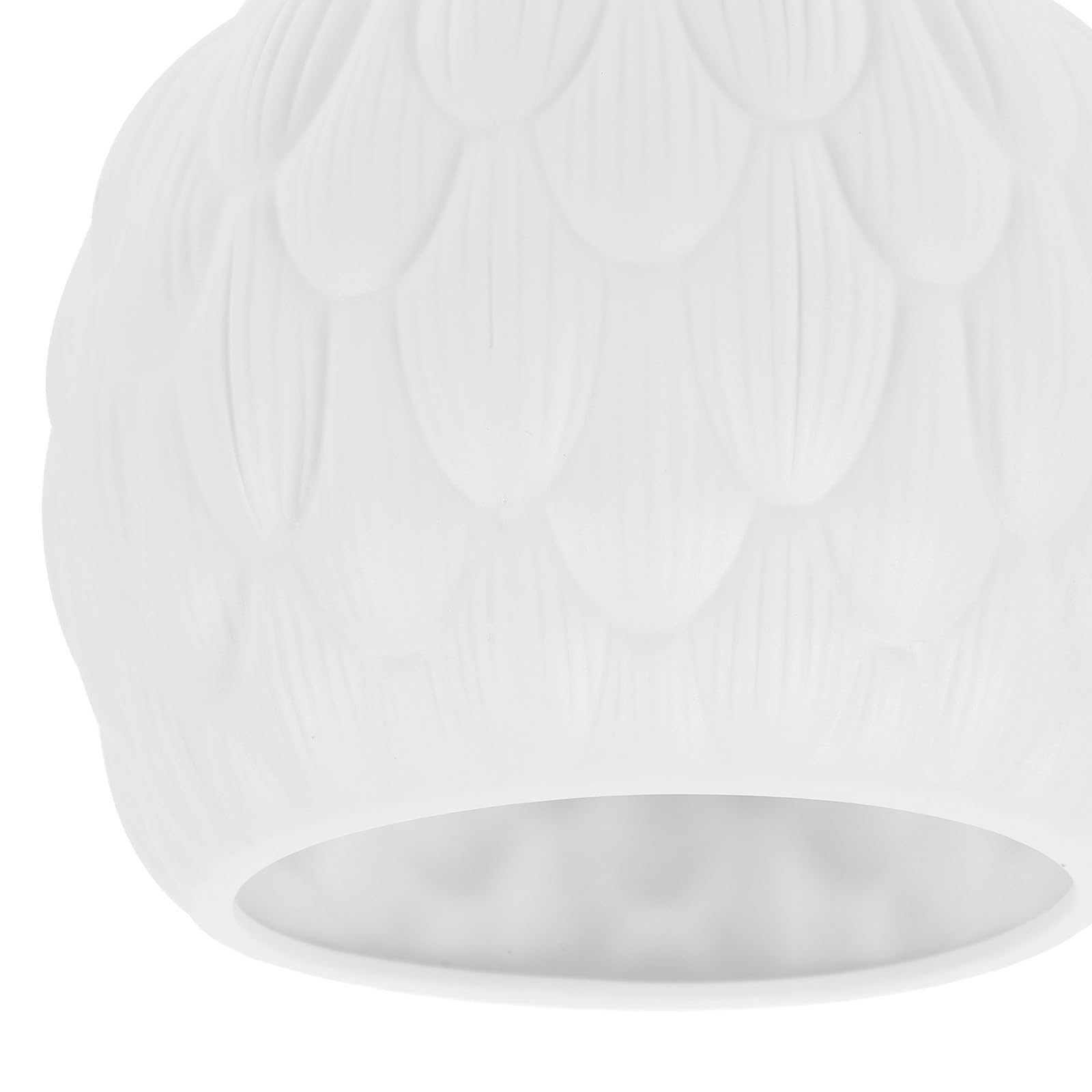 SEWACC Keramik Lampenschirm im Japanischen Stil für Stehlampe und Wandleuchte Weißer Ersatzschirm mit Dekorativer Wirkung und Schutzfunktion für Wohnzimmer Zuhause