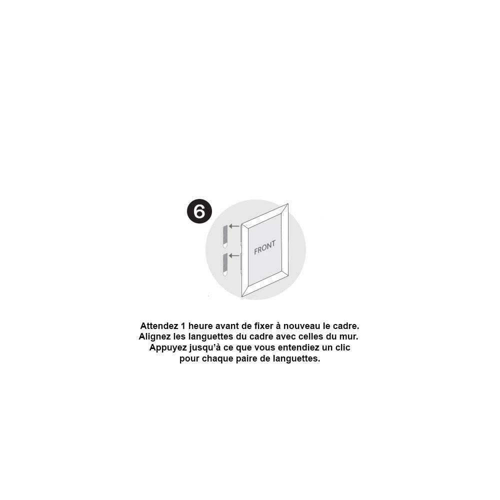 Command 17201BLK paski montażowe do obrazów (rozmiar M, nośność do 5,4 kg), 4 zestawy z 2 paskami, czarne