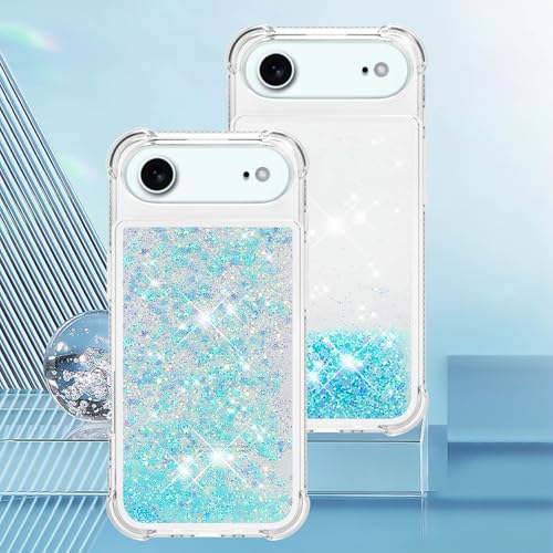 Coque iPhone 2025 Air sable mouvant fluide brillant transparent YBL - 6