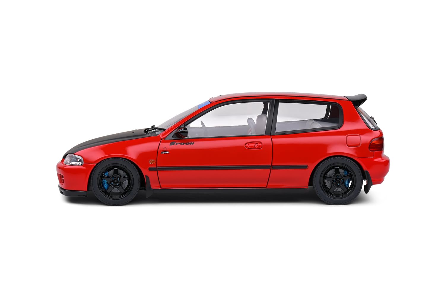 Solido Honda Civic EG - Modellino di Auto 1:18 JDM da Collezione, Colore: Rosso